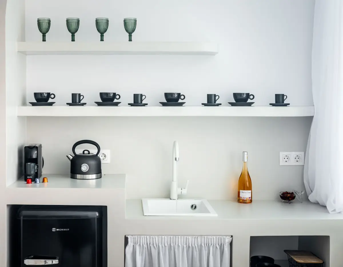 The kitchenette